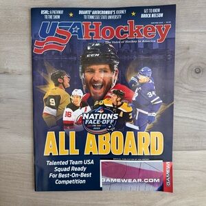 FREE w/ Purchase! USA Hockey Magazine 4 Nations Face Off All Aboard Jan/Feb 2025